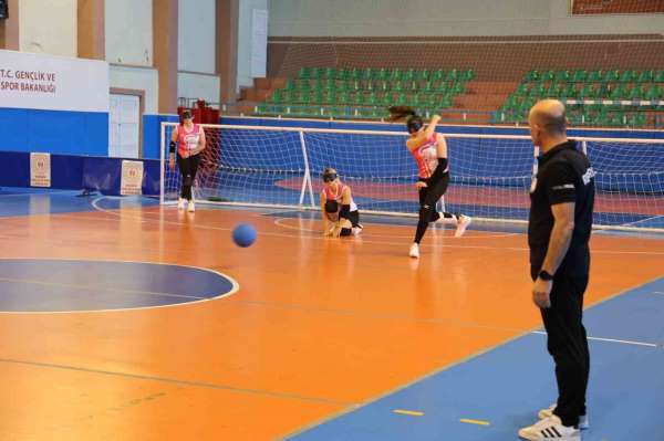 Goalball Kadınlar 1. Lig 2. Devre Müsabakaları Nevşehir'de başladı.