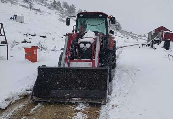 Ordu'nun yüksek kesimlerinde kar yağışı