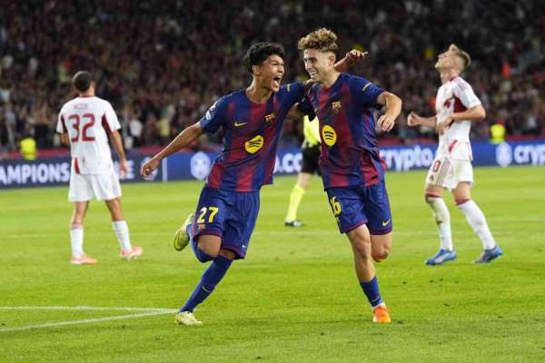 Barcelona, Şampiyonlar Ligi'nde Olympiakos'a gol yağdırdı: 6-1