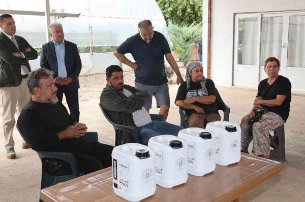 Selden zarar gören Ortaca'lı üreticiye büyükşehir desteği