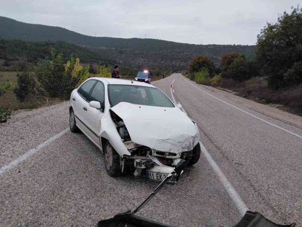 Bilecik'te yağış kazaya neden oldu: 1 yaralı