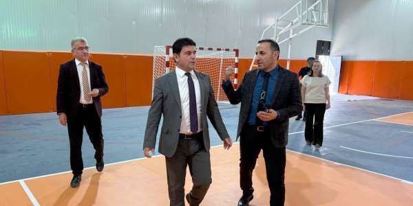 Hakkari'de Cumhuriyet İlk ve Ortaokuluna yeni spor salonu