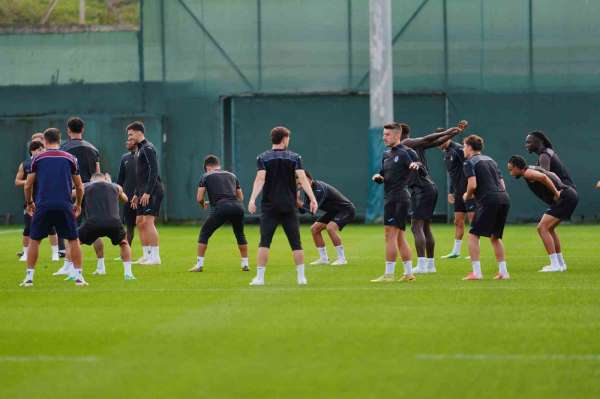 Trabzonspor'da Hearts maçı hazırlıklarını tamamladı