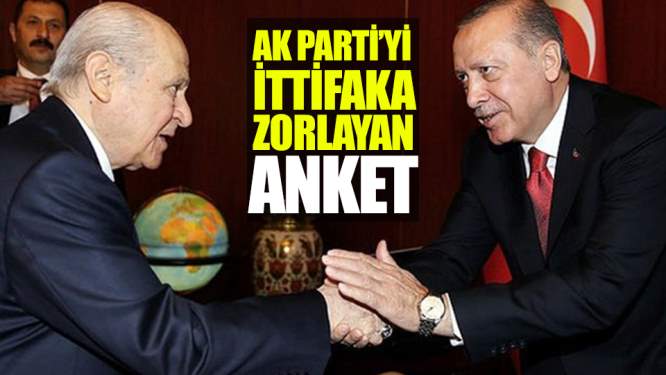AK Parti'yi İttifaka Zorlayan Anket! 