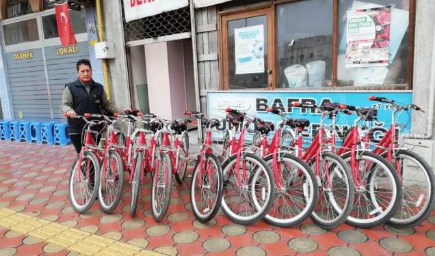 Samsun Haberleri: Büyükşehir Belediyesinden Kadınlara Bisiklet Desteği