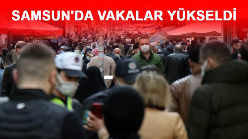 Samsun'da vakalar yükseldi