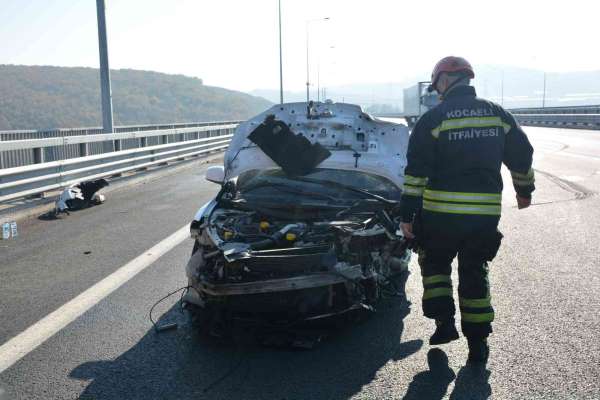 Kuzey Marmara Otoyolunda kaza: 3 yaralı