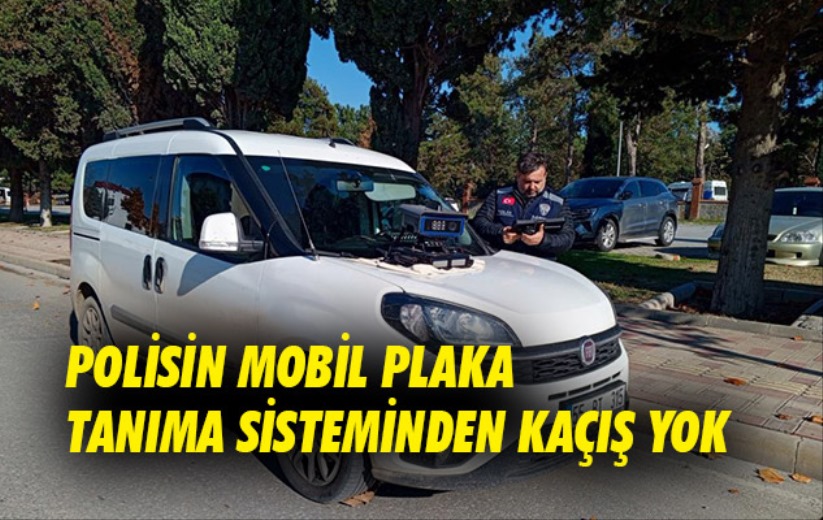 Samsun'da polisin mobil plaka tanıma sisteminden kaçış yok