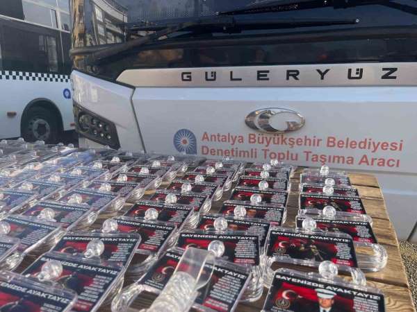 Alanya'da şehitlerin isimleri halk otobüslerinde yaşatılacak