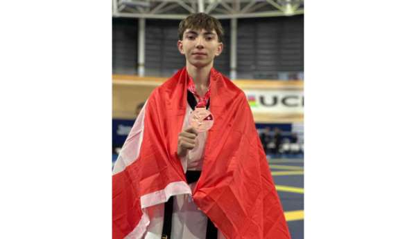 Bilecikli taekwondo sporcusu Avrupa üçüncüsü oldu