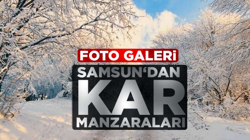 Samsun kar manzara fotoğrafları