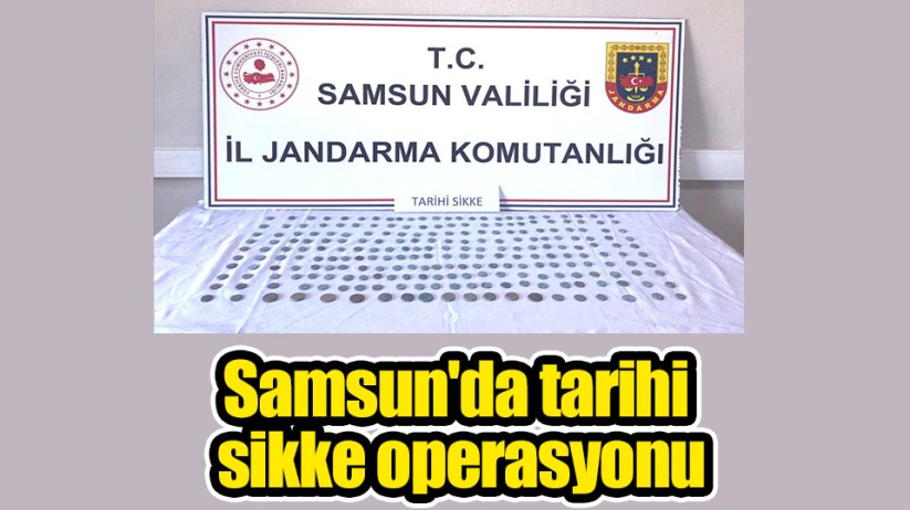 Samsun'da 237 tarihi sikke ele geçirildi