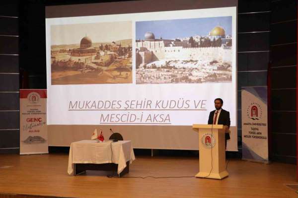 Taşova MYO'da Kudüs'ün önemi konulu konferans düzenlendi