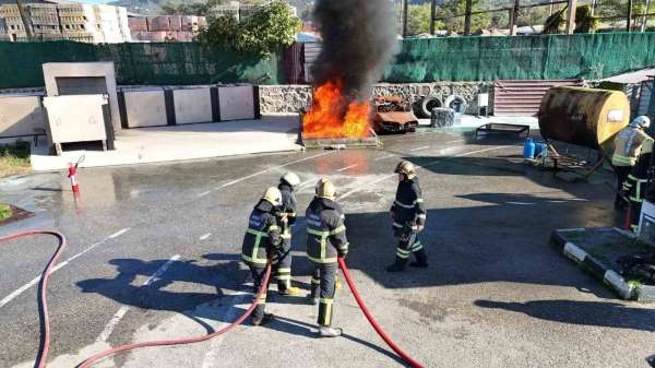 Geleceğin itfaiyecileri OBİTEM'de eğitim aldı