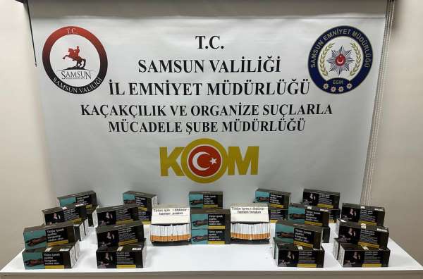 Samsun'da kaçak tütün operasyonu