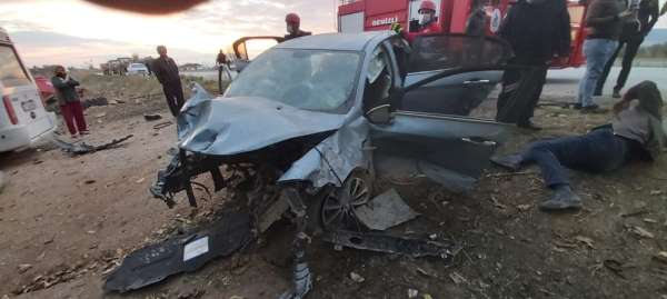 Denizli'de son 1 hafta içerisinde 86 trafik kazası meydana geldi 
