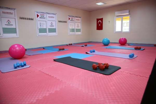Karaköprü'de kadınlar için spor salonu imkanı