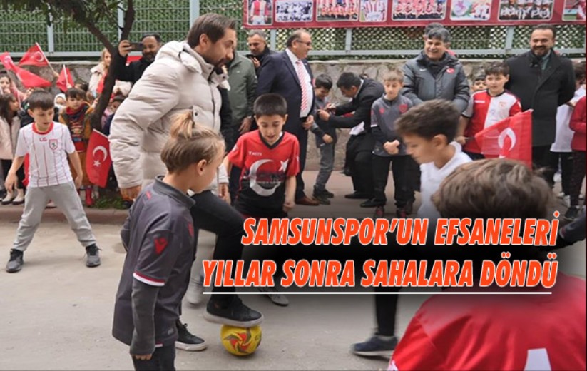 Samsunspor'un efsaneleri yıllar sonra sahalara döndü