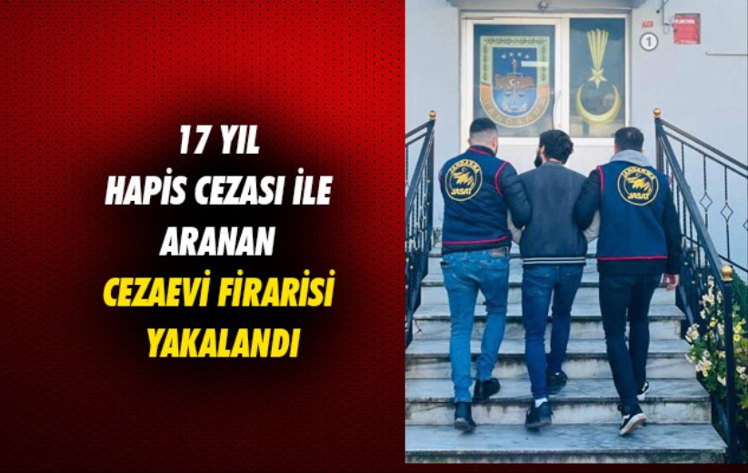 Samsun'da 17 yıl hapis cezası ile aranan cezaevi firarisi jandarma tarafından yakalandı