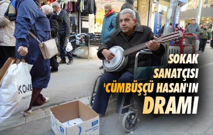 Samsun'da sokak sanatçısı 'Cümbüşçü Hasan'ın dramı