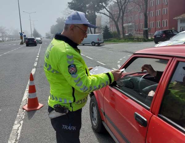 Ordu'da bir haftada 16 binden fazla araç ve sürücüsü denetledi