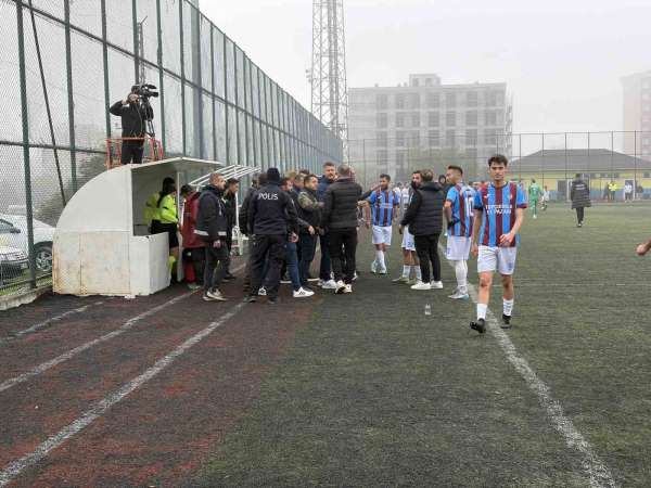 Tekirdağ Süper Amatör Lig'de saha karıştı, 5 kırmızı kart çıktı