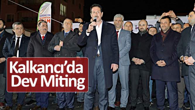 Kalkancı'da dev miting