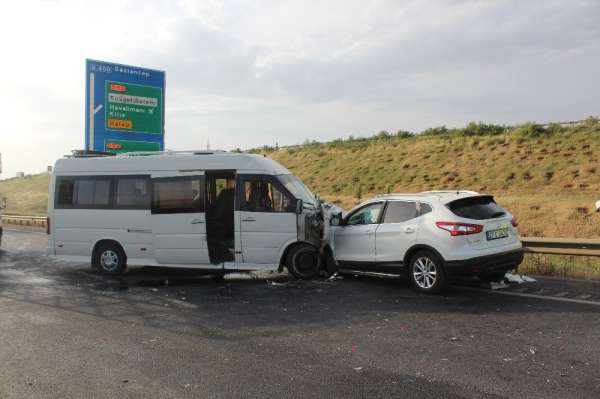 Gaziantep'te zincirleme kaza: 11 yaralı 