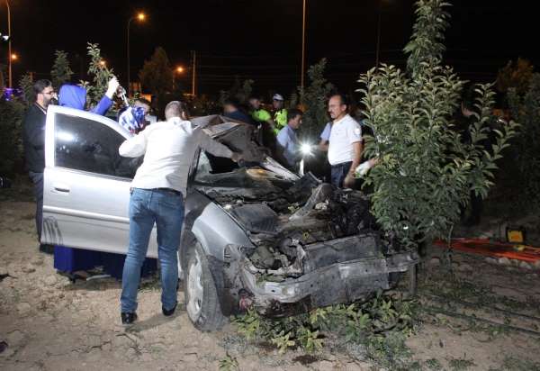 Karaman'da trafik kazası: 1'i ağır 4 yaralı 