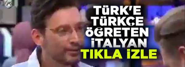 Türk'e Türkçe öğreten İtalyan