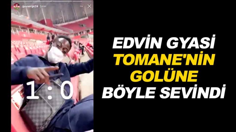 Edwin Gyasi, Tomané'nin golüne böyle sevindi