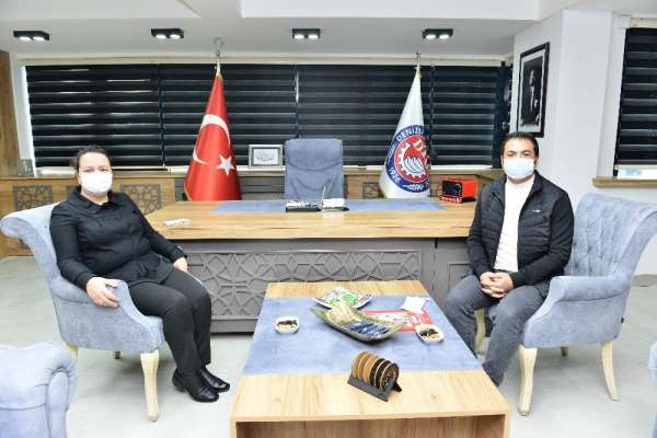 AK Parti Milletvekili Ök, DTO Başkanı Erdoğan'dan Denizli Teknik Tekstil Merkezi hakkında bilgi aldı 