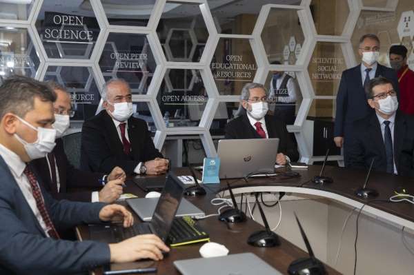 Ankara Üniversitesi Rektörü Prof. Dr. Necdet Ünüvar, Atatürk Üniversitesinin konuğu oldu