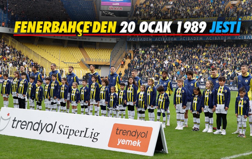 Fenerbahçe'den 20 Ocak 1989 Jesti 