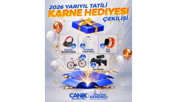 Canik'te karne hediyesi geleneği devam ediyor