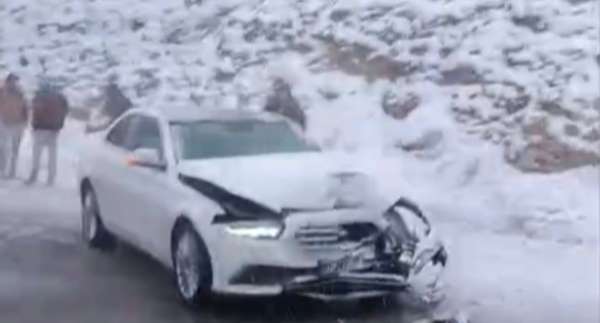 TAG Otoyolu Gaziantep kesiminde çok sayıda kaza meydana geldi