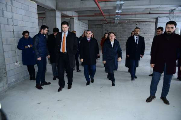 Turgut Özal Üniversitesi Beylerderesi kampüs inşaatı yükseliyor. 