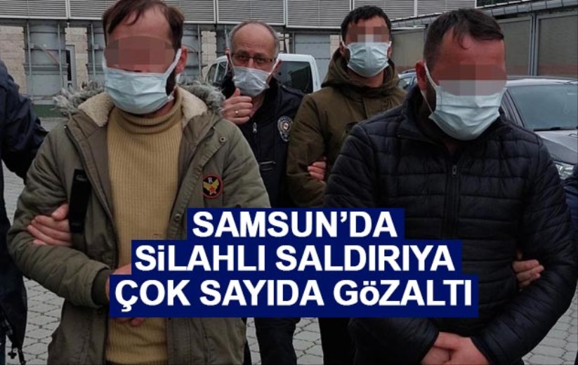 Samsun'da silahlı yaralamaya 3 gözaltı