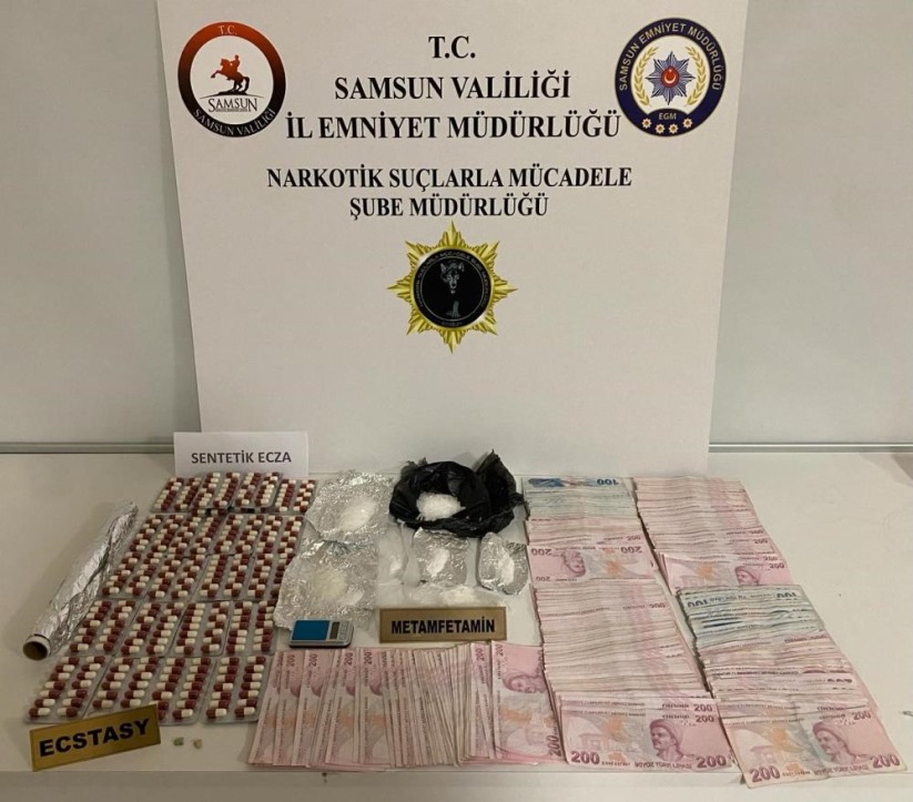 Samsun'da narkotik uygulaması: 35 kişi yakalandı