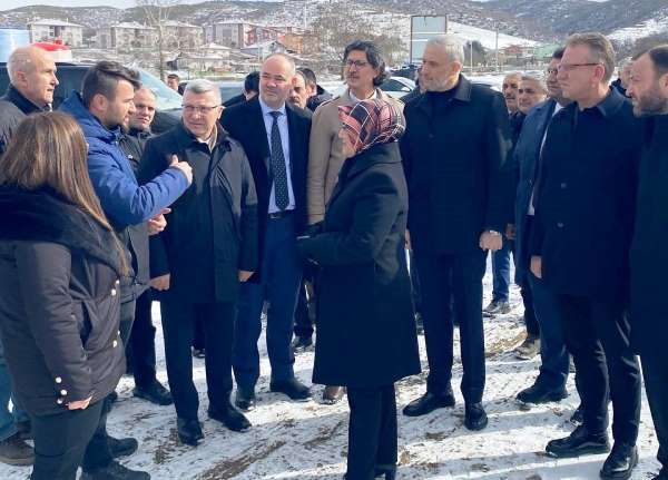 Simav'da 300 kişilik öğrenci yurdu inşaat alanında inceleme