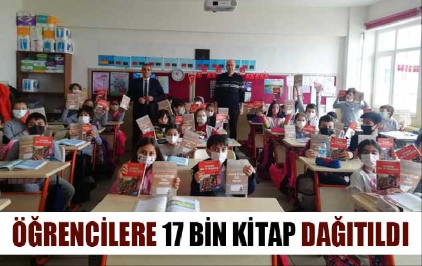 Samsun'da öğrencilere 17 bin kitap dağıtıldı