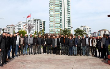 Samsunspor taraftar gruplarından örnek birliktelik