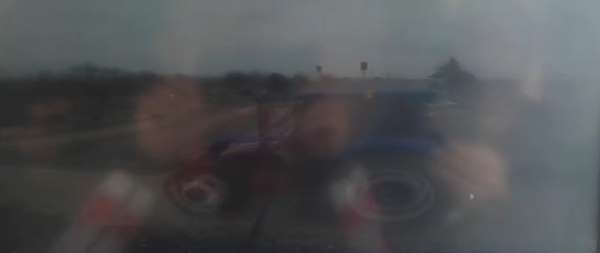 Isparta'da tren ile traktörün çarpıştığı kazanın kamera görüntüleri ortaya çıktı
