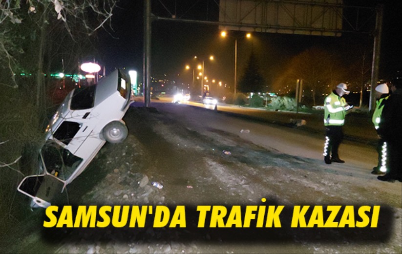Samsun'da trafik kazası 