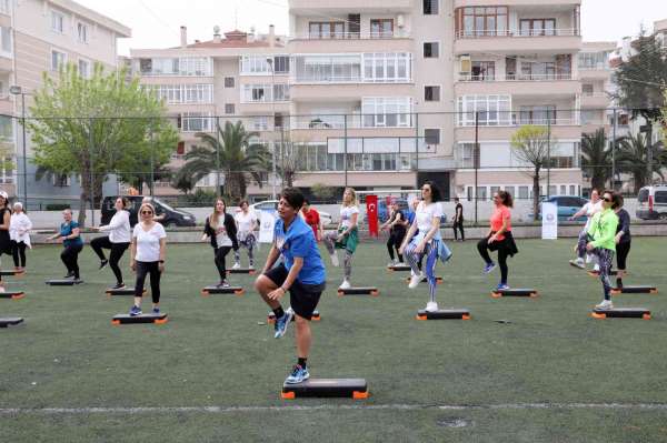 Mudanya Belediyesi'nden açık havada spor etkinliği