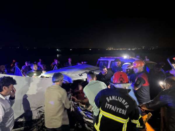 Şanlıurfa'da feci kaza: 1 ölü, 2'si ağır 5 yaralı