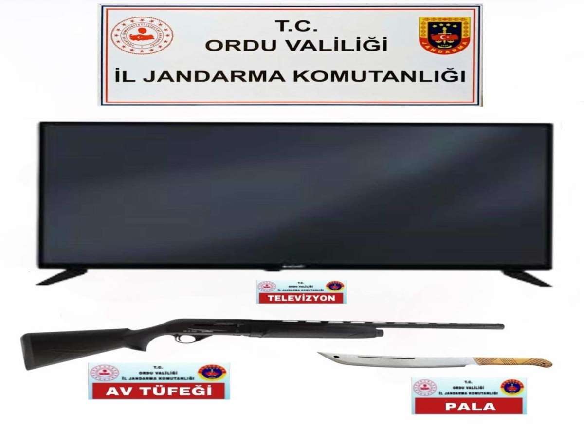 Ordu'da evden hırsızlık yapan 2 şüpheli yakalandı