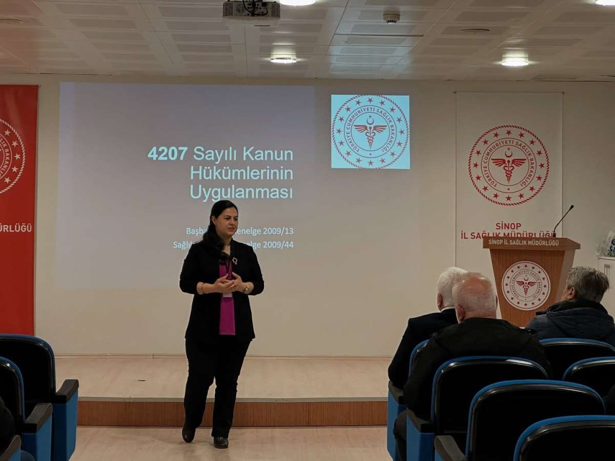 Sinop'ta işletmelere kapalı alanlarda tütün kullanımına karşı uyarı