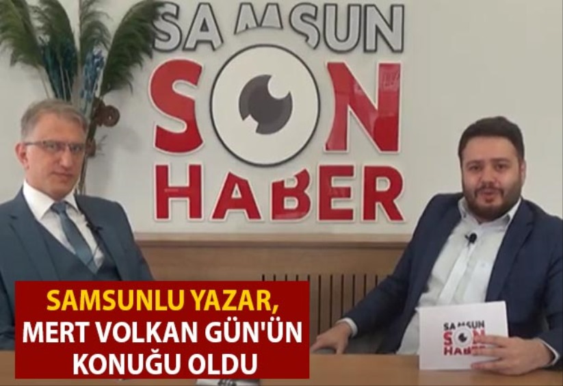 Samsunlu yazar, Mert Volkan Gün'ün konuğu oldu