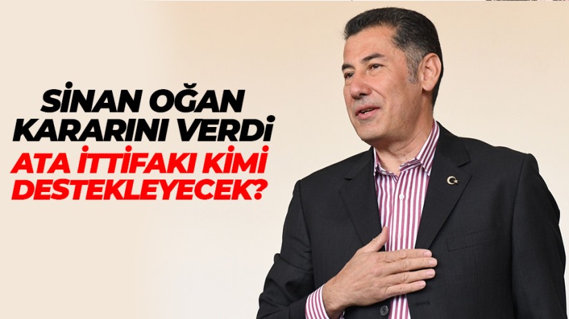 Sinan Oğan ikinci tur kararını açıkladı: Erdoğan'ı destekleyeceğiz